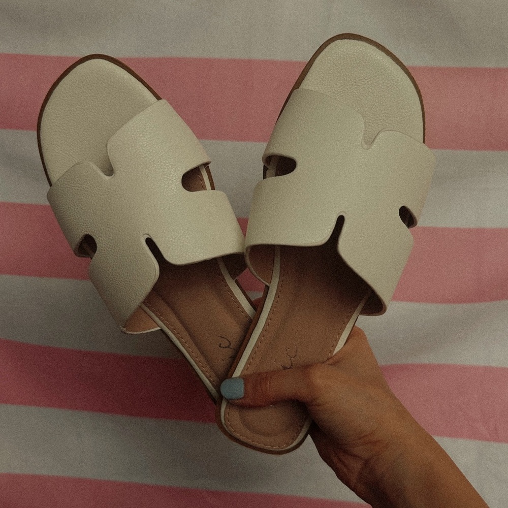 White Sandals
